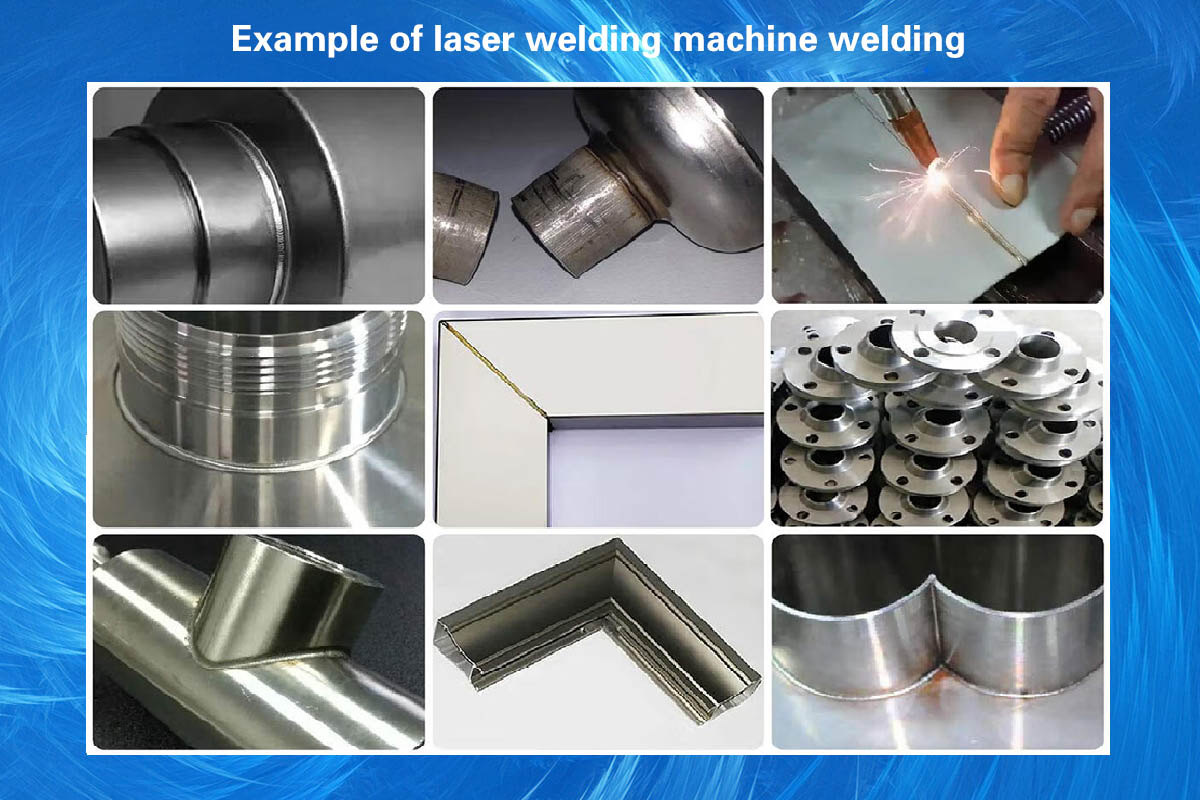 Example of laser welding machine welding