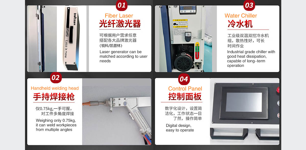 Handheld laser welding machine details