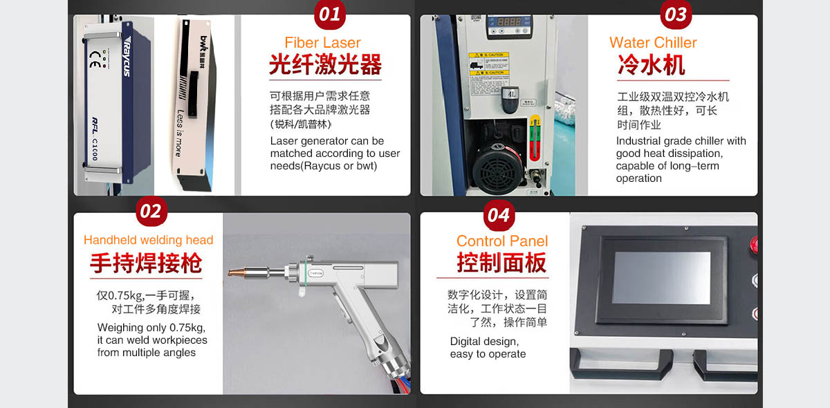 Handheld laser welding machine details