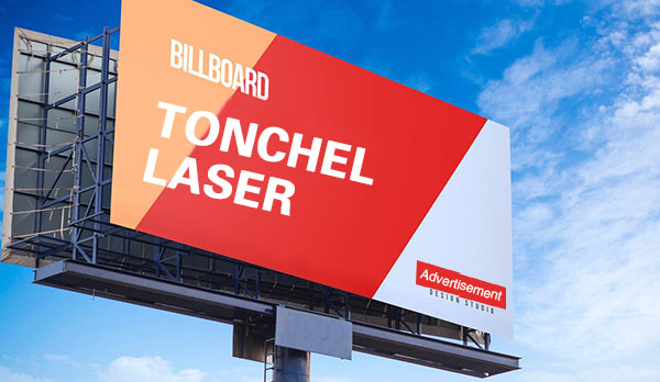 Laser welding machine for billboard production